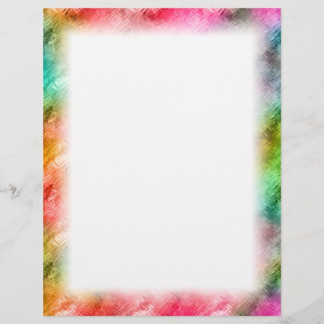 Papier Motif en verre cristal coloré (Devant)