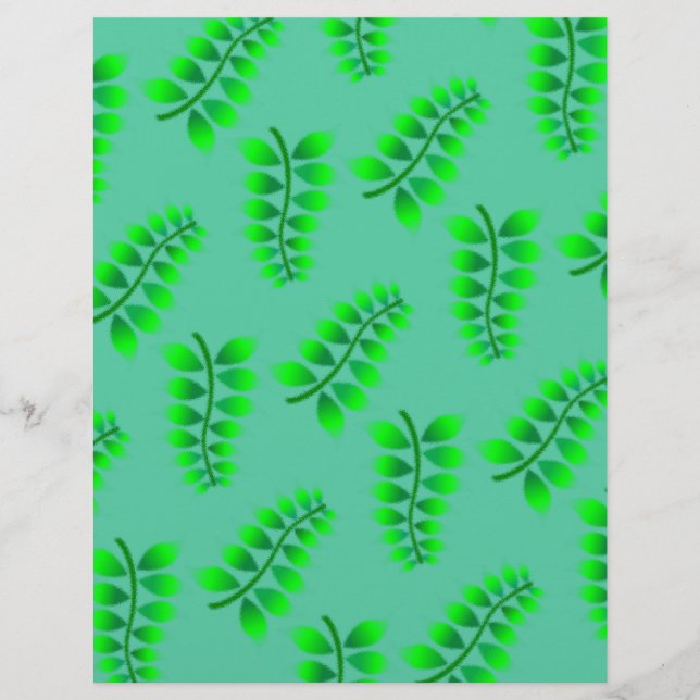 Papier Motif Foliage éponyme (Devant)