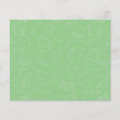 Papier Motif Fournitures scolaires tirées à la main (Devant)