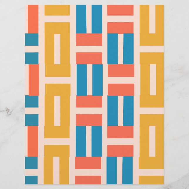 Papier Motif géométrique (Devant)