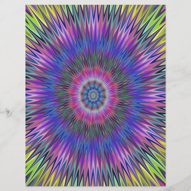 Papier Motif oeil taureaux Abstrait (Devant)
