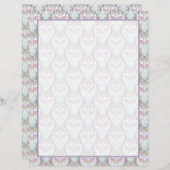 Papier Motif Oracle Owl Pastel Purple (Devant / Derrière)