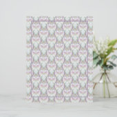 Papier Motif Oracle Owl Pastel Purple (Debout devant)