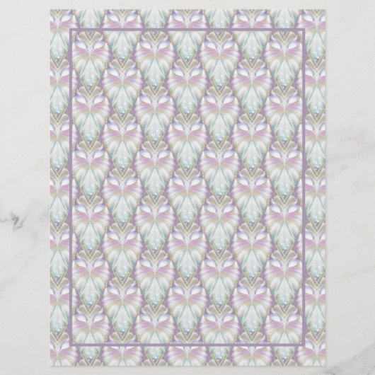 Papier Motif Oracle Owl Pastel Purple (Devant)
