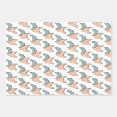 Papier Motif Retro Atomic Crescents (Devant 3)