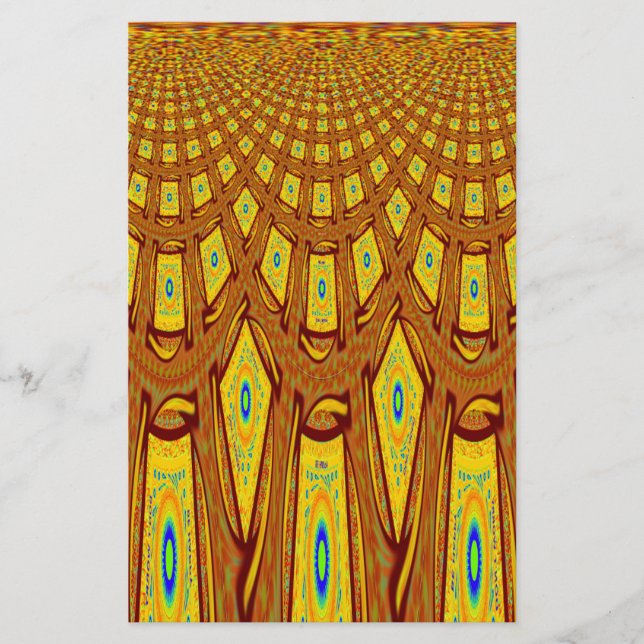 Papier Motif tribal africain (Devant)