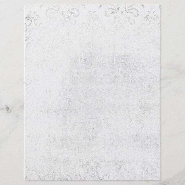 Papier Motif Vintage Silver Grey (Devant)