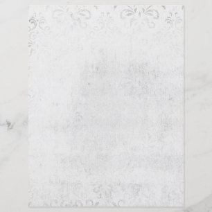 Papier Motif Vintage Silver Grey