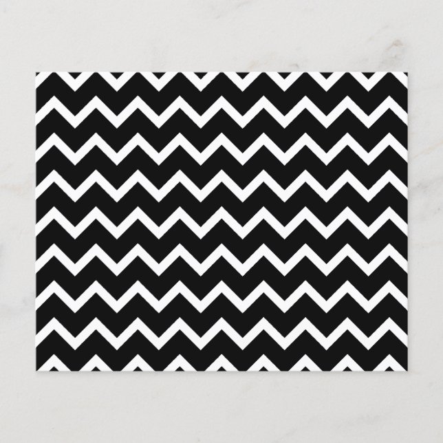 Papier Motif Zag noir et blanc. (Devant)