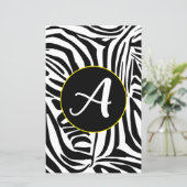 Papier Motif Zèbre (Debout devant)
