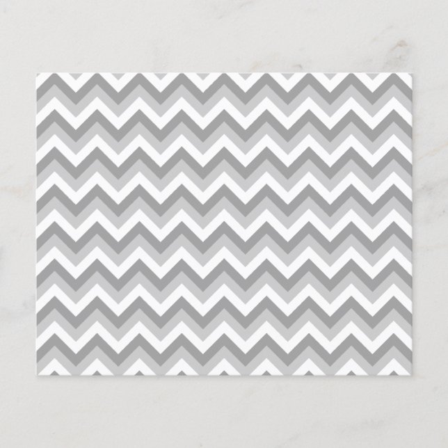 Papier Motif Zigzag gris et blanc. (Devant)
