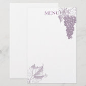 Papier Motifs du raisin (Devant / Derrière)