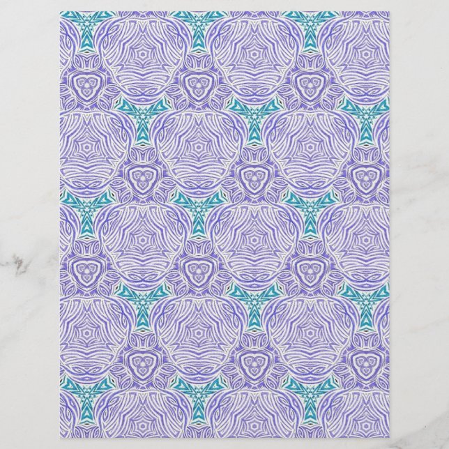 Papier Motifs multicolores (Devant)