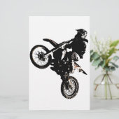 Papier Motocross (Debout devant)