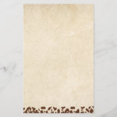 Papier Mots Baby showers de Little Western Cowboy (Dos)