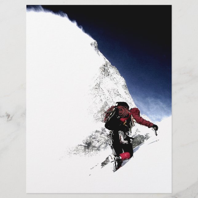 Papier Mountain Climat Sports extrêmes (Devant)