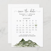 Papier Mountain Enregistrer le calendrier des dates (Devant / Derrière)