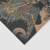 Papier Mousseline 海 龍, 国 芳, Dragon de mer, Kuniyoshi, Ukiyo-e (Détail)