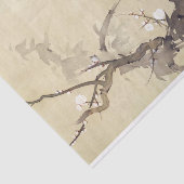 Papier Mousseline 竹 に 鳥, 其 Oiseau et Bambou, Kiitsu, Japon Art (Détail)