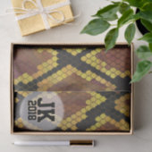 Papier Mousseline 03of12 Motif de serpent papier (Cadeau)