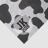 Papier Mousseline 03of12 Papier de tissus Motif de vache (Détail)