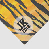 Papier Mousseline 03of12 Tiger Motif Tissu Paper (Détail)