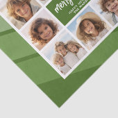 Papier Mousseline 10 Photo Collage - Joyeux Noël Retro Stripes (Détail)