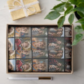 Papier Mousseline 11 Photo Collage Motif - Monogramme personnalisé (Cadeau)