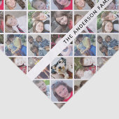 Papier Mousseline 12 Collage photo dans un texte personnalisé Motif  (Détail)