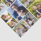 Papier Mousseline 12 Family Photos Repeated in a Collage (Détail)