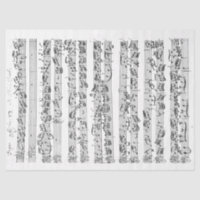 1700 Composition de la fugue musicale manuscrite a