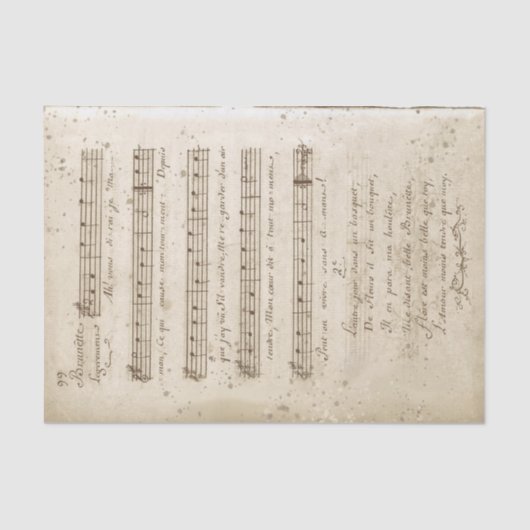 Papier Mousseline 1761 Version française de Twinkle Twinkle Little S (Recto)