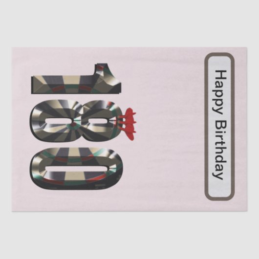 Papier Mousseline "180 en 3D : la dimension Ultimate Darts" (Recto)