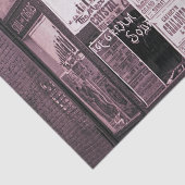 Papier Mousseline 1912 Fenêtre du magasin Vaudeville Manucure Pro-Un (Détail)