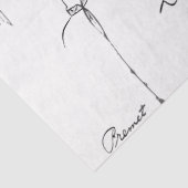 Papier Mousseline 1925 Mode française Tissus Paper (Détail)