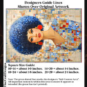 Papier Mousseline 1970 Inspiré Afro Hairstyle femme EC6L Découpage