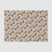 Papier Mousseline 19e century print cotswold sheep (Recto)