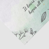 Papier Mousseline 1 Corinthiens 13: 4-7 (Détail)