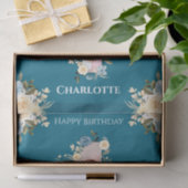 Papier Mousseline 1er anniversaire Photo Collage Turquoise bleu jaun (Cadeau)