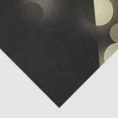 Papier Mousseline 2025 nouvelle année avec bulles d'or (Détail)