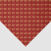 Papier Mousseline 2025 Snake Year Gold embossed effet Tissu papier (Détail)