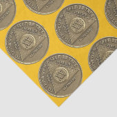 Papier Mousseline 20 ans de reprise Anniversaire pièce (Détail)