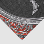 Papier Mousseline [220] Taureau à ailes assyriennes - Lamassu argent (Détail)