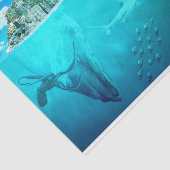 Papier Mousseline 23 sous-marins (Détail)