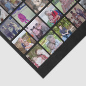 Papier Mousseline 28 Photo Collage Grid - avec arrière - plan noir (Détail)