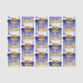 Papier Mousseline 2 Anniversaire Sober 2 ans Numéros Gras (Recto)