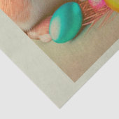 Papier Mousseline 2 Lapin De Pâques Et Collection D'Oeufs D'Or (Détail)