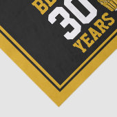 Papier Mousseline 30e anniversaire Cheers & Bières à 30 ans (Détail)