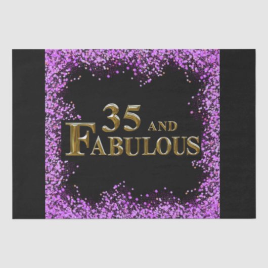 Papier Mousseline 35e anniversaire (Recto)