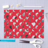 Papier Mousseline 36 races de pigeon (Artisanat)